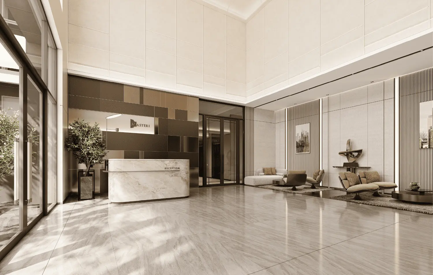 Sảnh đón Masteri Park Place